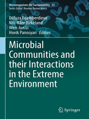 cover image of Microbial Communities and their Interactions in the Extreme Environment
